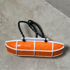 Tonka 2003 Helicopter Rescue Basket Orange White Toy